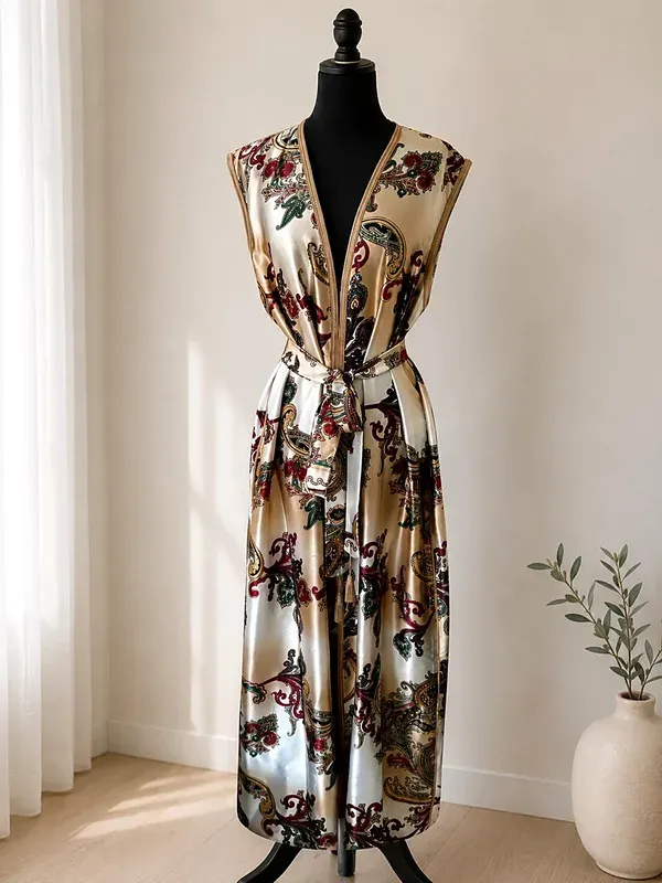 Kimono Soie — porté long — RY Kimono