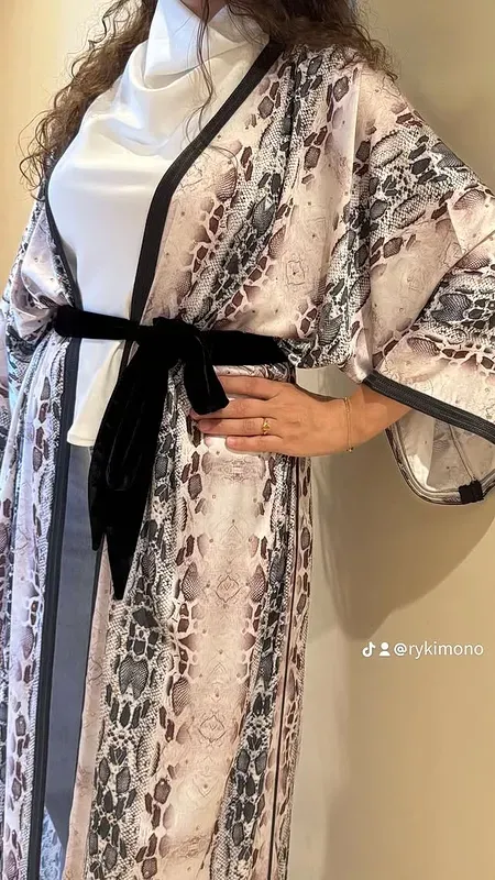 Kimono Soie Python — RY Kimono